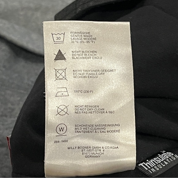 Bogner Fire and Ice Charcoal Gray and Red Ski Pants - Size 10 - Picture 14 of 16